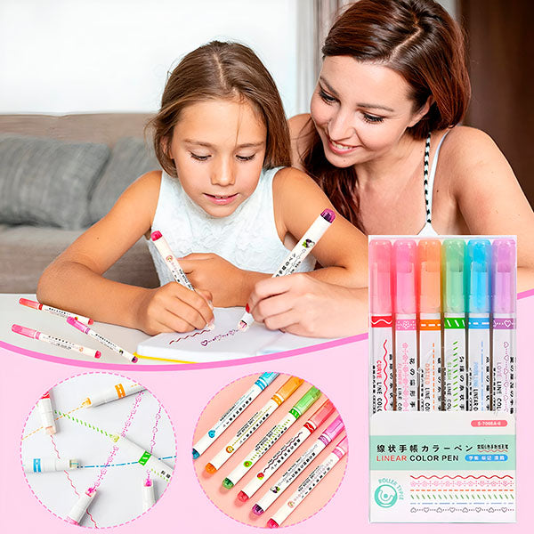 High - Quality Markers for Artists (6 Pieces)