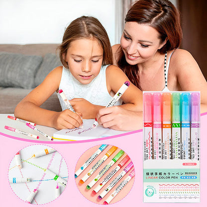 High - Quality Markers for Artists (6 Pieces)