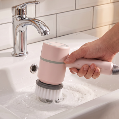 3-in-1 Electric Spin Scrubber – Powerful Cordless Cleaning Brush