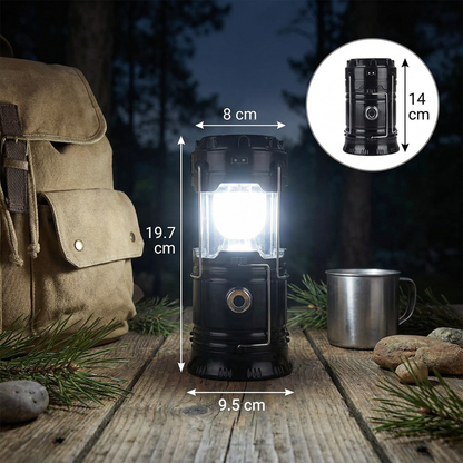 Rechargeable Solar Lantern with USB – Portable LED Light for Outdoor and Emergencies