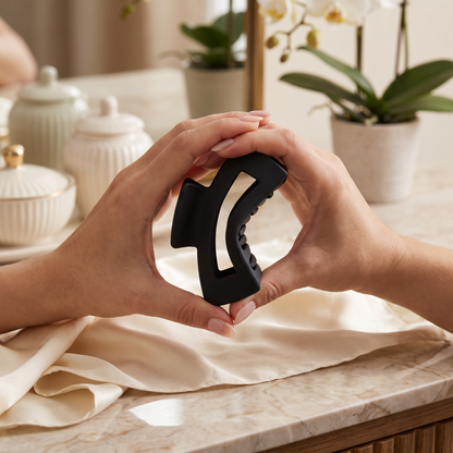 Soft Silicone Hair Claw – Gentle Hold & All-Day Comfort