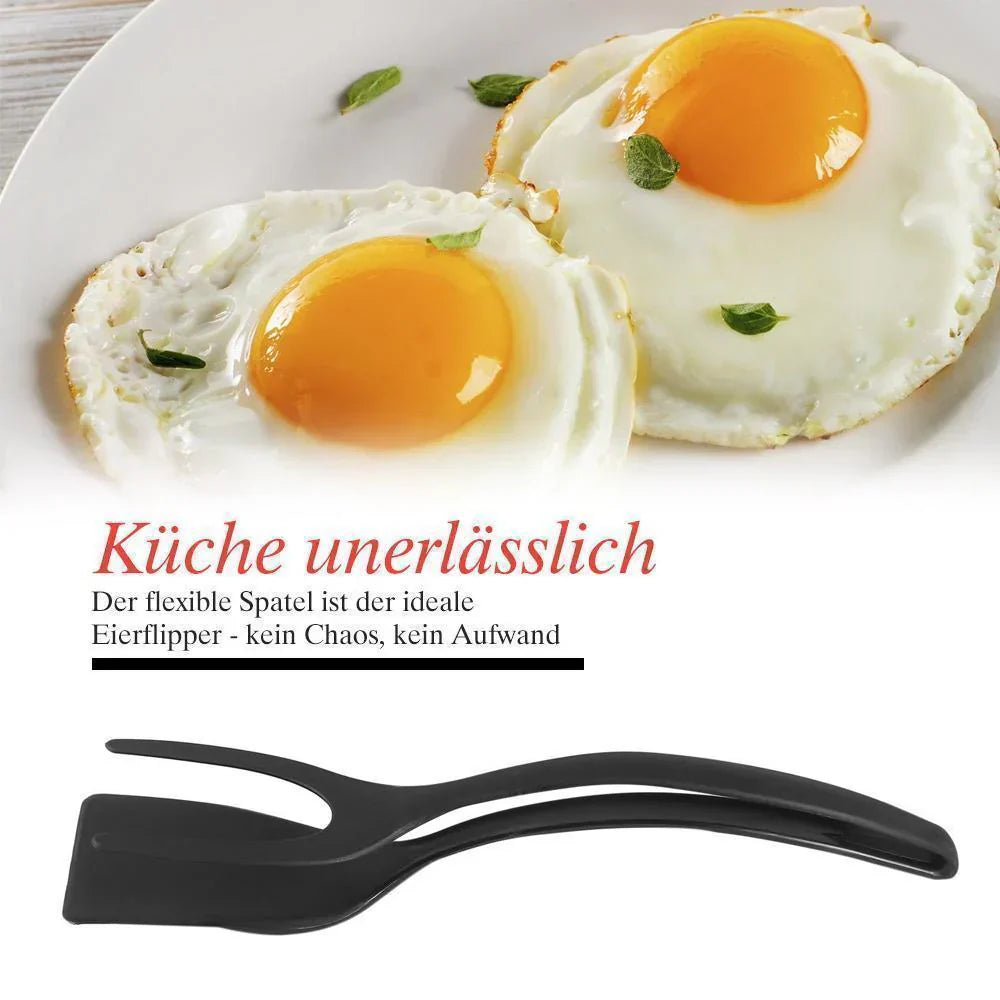 Multifunctional Kitchen Tongs with Spatula Function