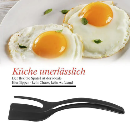 Multifunctional Kitchen Tongs with Spatula Function