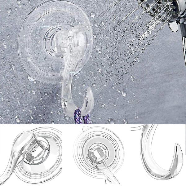 Transparent Suction Cup Holder (4 Pieces)