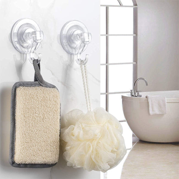 Transparent Suction Cup Holder (4 Pieces)
