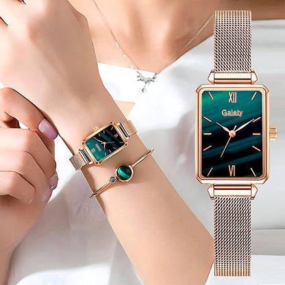 Elegant Set - Ladies' Watch & Bracelet