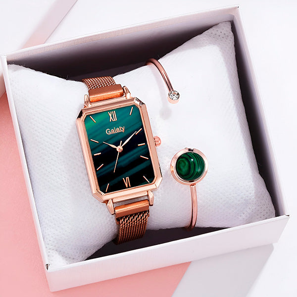 Elegant Set - Ladies' Watch & Bracelet
