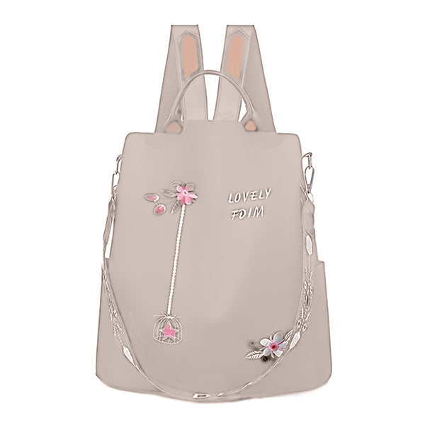 Fashionable Women's Backpack with Variable Carrying Options