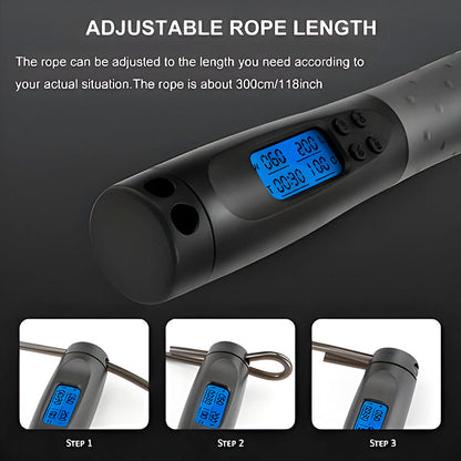 Skipping Rope with Lcd Display & Training Data