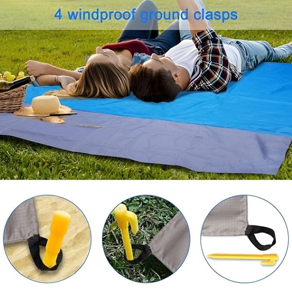 Compact Outdoor Blanket for Picnics & Beach Holidays