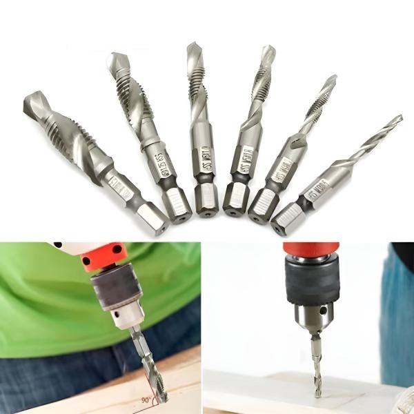 Professional Tap Set Hexagonal Shank (6 Pcs.)