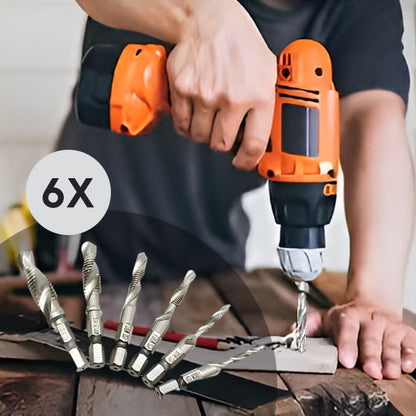 Professional Tap Set Hexagonal Shank (6 Pcs.)
