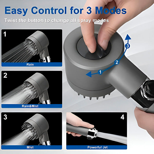 High - Pressure Massage Shower