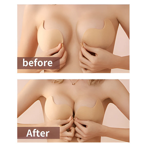 Seamless Adhesive Bra with Lift Effect