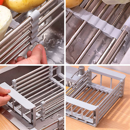 Practical Draining Rack for Sinks