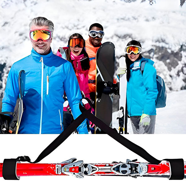 Ski Transport Strap with Adjustable Length