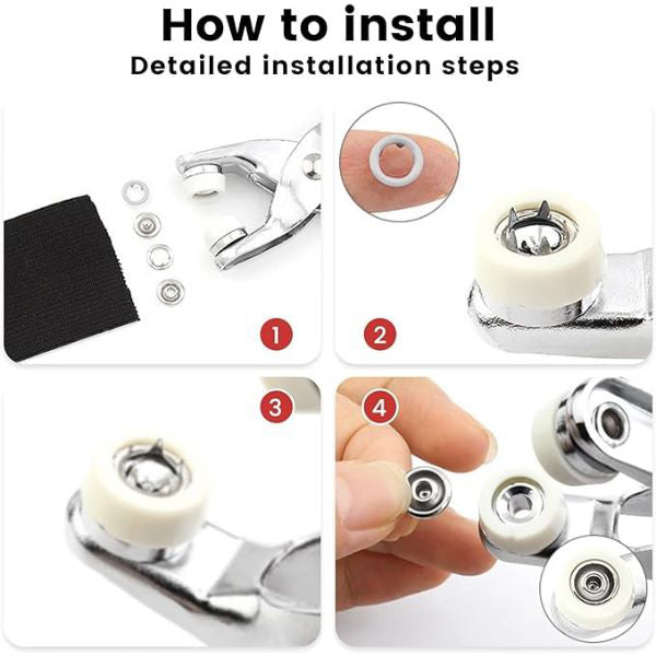 Professional Press Stud Tool Set