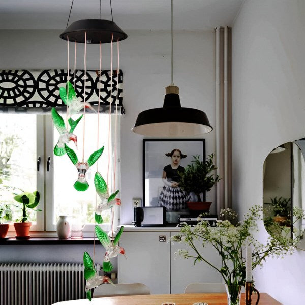 Solar - Powered Wind Chimes with Colour Change