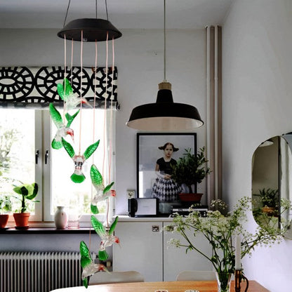 Solar - Powered Wind Chimes with Colour Change
