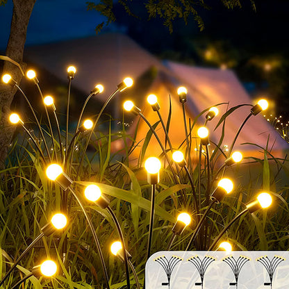 Solar Garden Light with 6 Light Bulbs