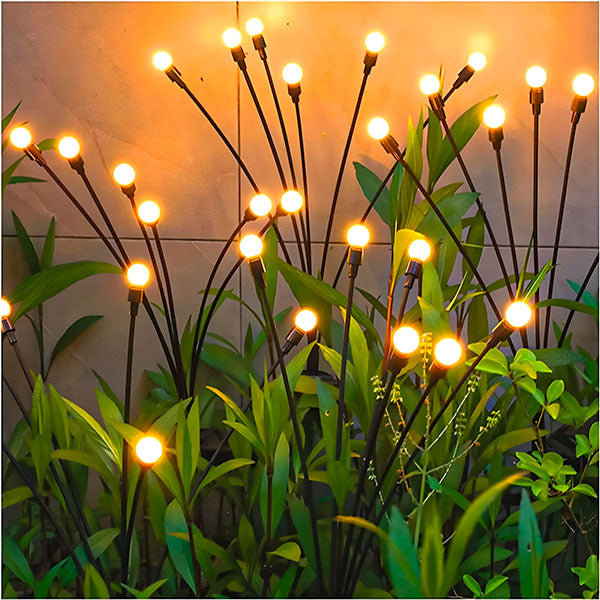 Solar Garden Light with 6 Light Bulbs