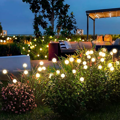 Solar Garden Light with 6 Light Bulbs