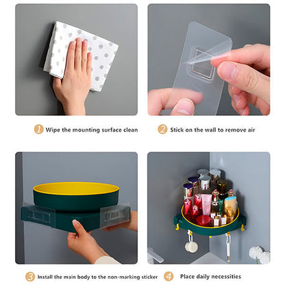 Round 360 ° Organiser with Wall Mount