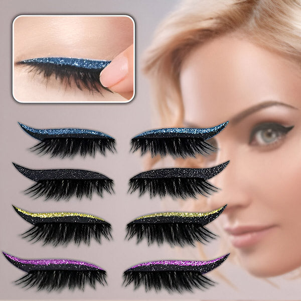 Eyeliner & Eyelashes in One - Reusable (4 Pcs.)