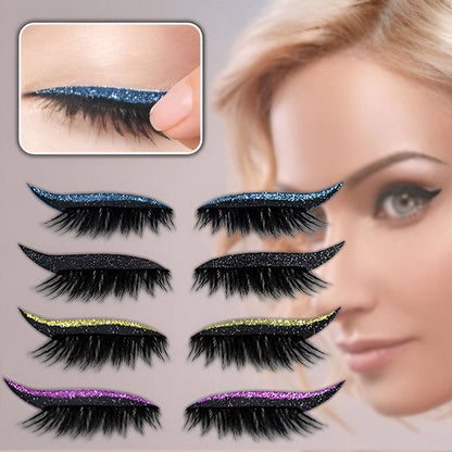 Eyeliner & Eyelashes in One - Reusable (4 Pcs.)