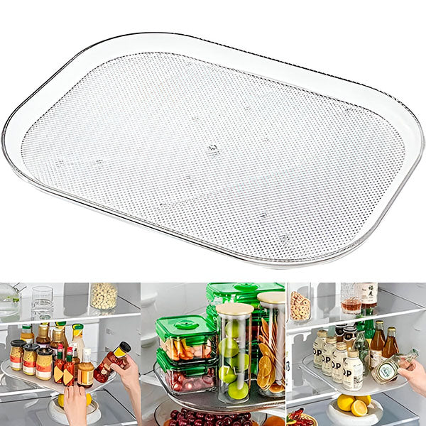 Practical Rotating Container for the Refrigerator