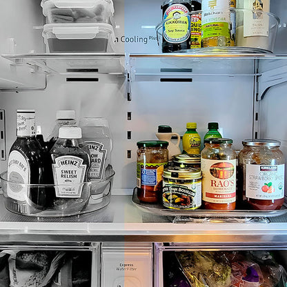 Practical Rotating Container for the Refrigerator