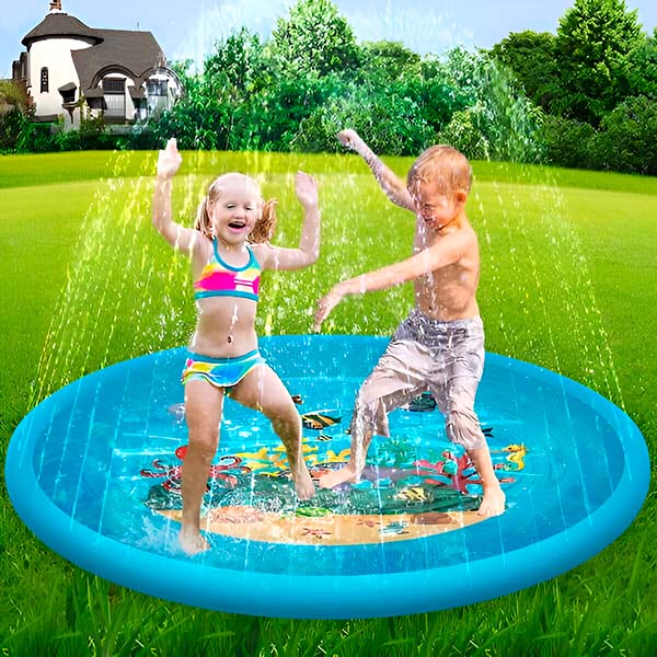 Water Play Mat with Sprinkler Function