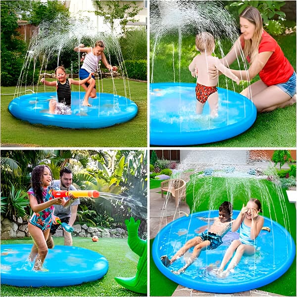 Water Play Mat with Sprinkler Function
