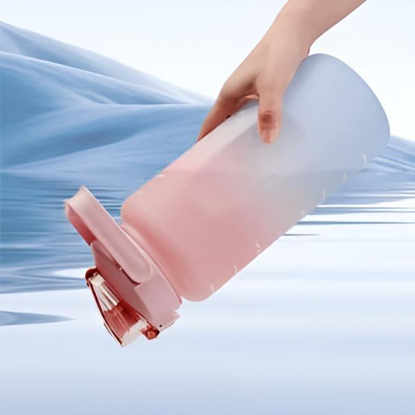 Water Bottles with Motivational Slogans (Set of 3)