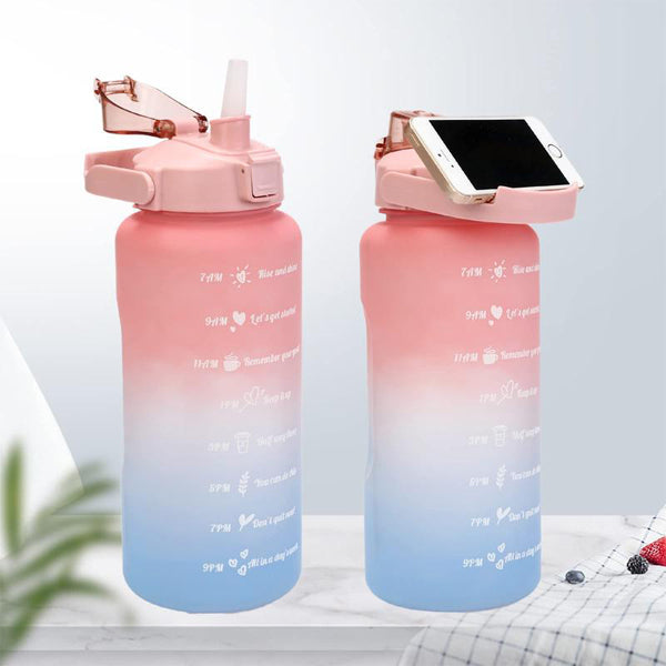 Water Bottles with Motivational Slogans (Set of 3)