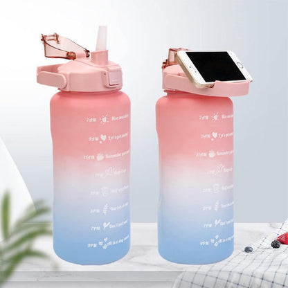 Water Bottles with Motivational Slogans (Set of 3)
