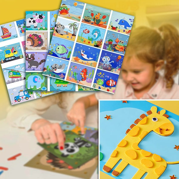 3d Wall Stickers Made From Eva Foam (Set of 12)
