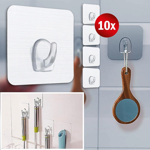 Reusable Adhesive Hooks with Strong Hold