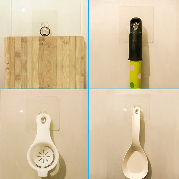 Reusable Adhesive Hooks with Strong Hold
