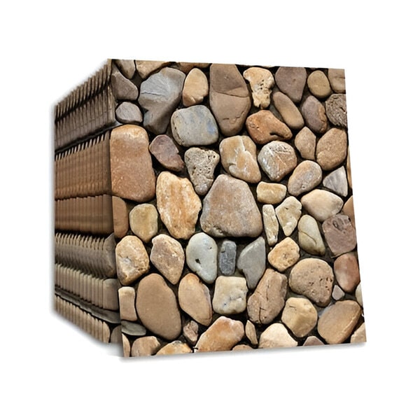 3d Wall Panelling in Stone Look