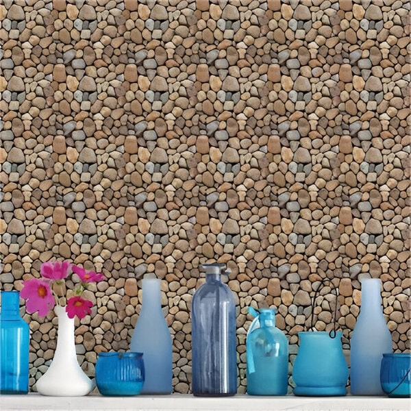 3d Wall Panelling in Stone Look