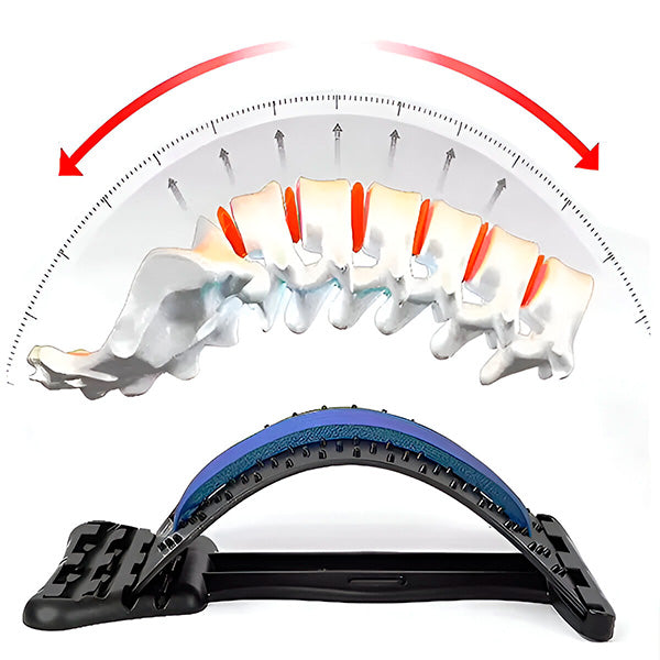 Ergonomic 2 - In-1 Back Stretcher & Massager