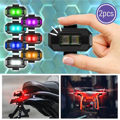 Wireless Led Flashing Lights (2 Pcs)