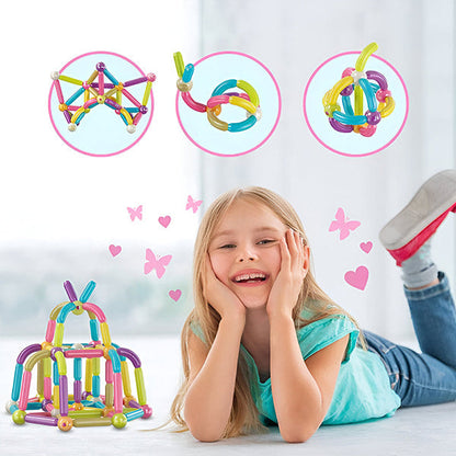 Magnetic Building Blocks Educational Toy (42 Pieces)