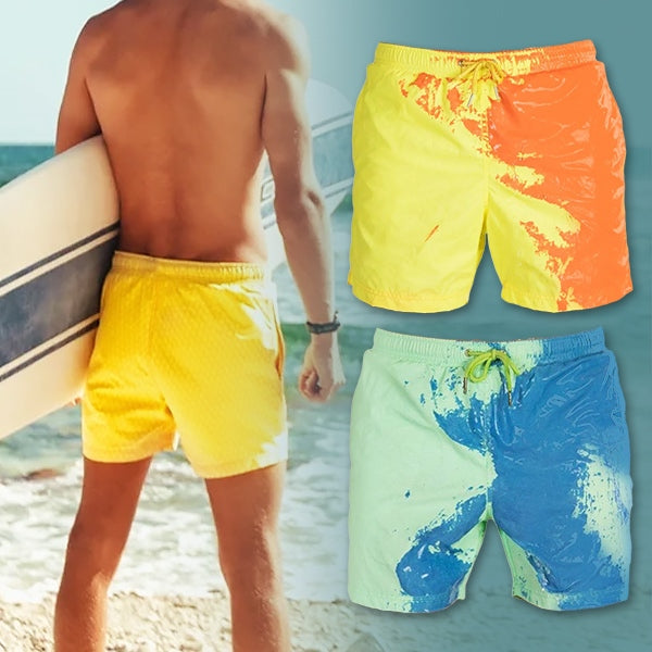 Swimming Trunks with Colour - Changing Effect