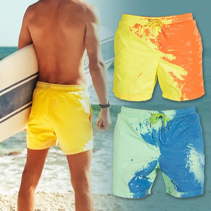 Swimming Trunks with Colour - Changing Effect