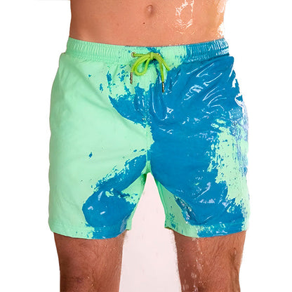 Swimming Trunks with Colour - Changing Effect