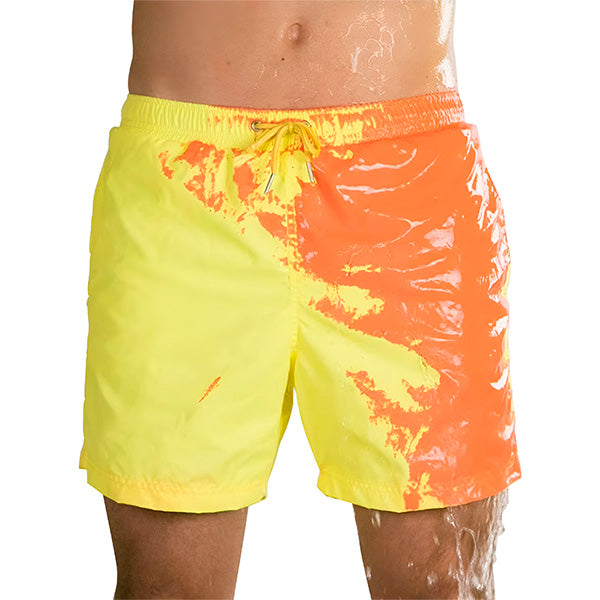 Swimming Trunks with Colour - Changing Effect