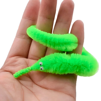 Self - Moving Fuzzy Worms (5 Pcs.)