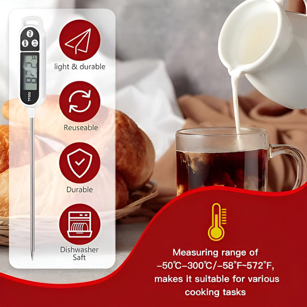 Precision Digital Thermometer for Food